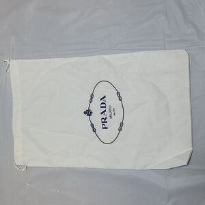 Prada drawstring dust bag